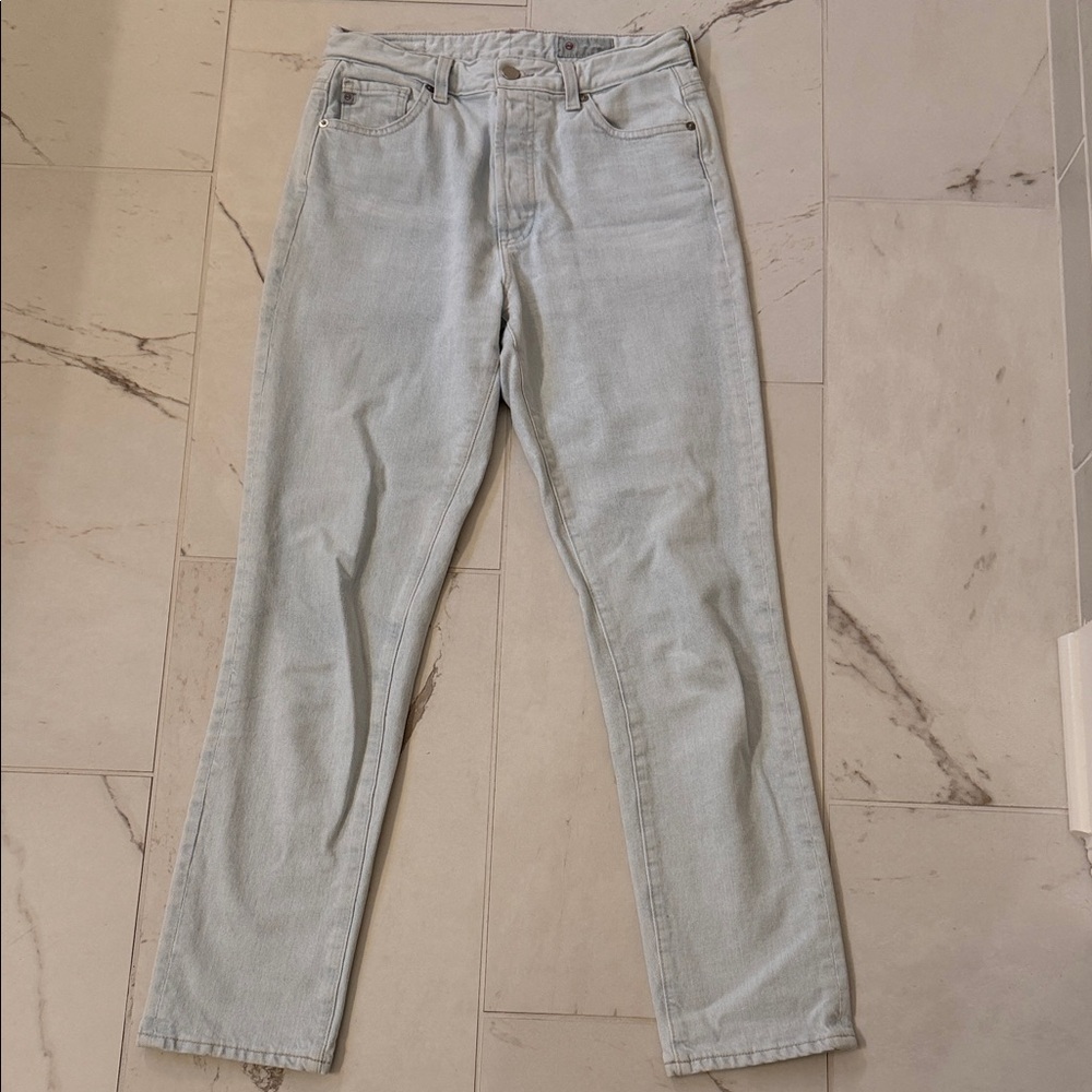 AG Adriano Goldschmied Light Blue Alexxis Slim High Rise